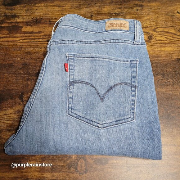 Levi's Jeans 14 Mid Rise Skinny Medium Light Wash Stretch Country Girl Western - Picture 3 of 14